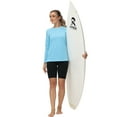 thumbnail image 4 of Weilanxin Women's UPF 50+ Sun Shirts Long Sleeve UV Protection Rash Guard Lightweight Quick Dry SPF Hiking Tops Outdoor SkyBlue S, 4 of 8