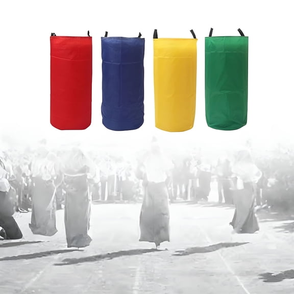 BESTSKY 4 Pieces Potato Sack Race Bags Field Day Games Colorful for Kids and Adults Race S