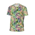 thumbnail image 6 of Wukai Blooming Cactus Print Men's Short-Sleeved Mesh T-Shirt,Quick-Dry Short Sleeve Workout T-Shirt-Medium, 6 of 8
