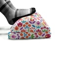 thumbnail image 5 of Dutch Foot Rest, Blooming Tulips Rural Country Abstract Floral Illustration Ornamental Petals Foliage, Non-Slip Backing Ergonomic Memory Foam Leg Support for Office, Multicolor, by Ambesonne, 5 of 5