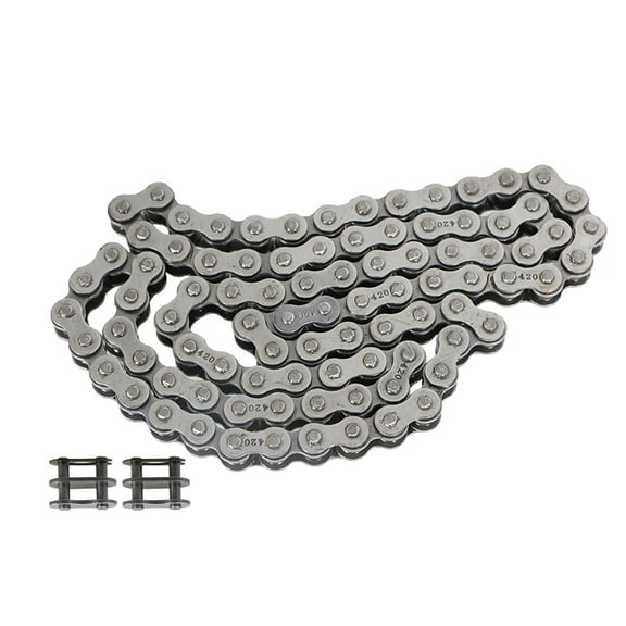 OTTULUR 420 90L Chain Mini Bikes Front and Rear Drive Chain Replacement for Coleman 196cc CT200U CT200U-EX BT200X Mini Bike