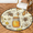 Multicolour 3, variant on CURLYOOT Round Rug 3ft Autumn Pumpkin Maple Leaves Area Rug, Washable Circle Mat Non Slip Floor Carpet Mat, Soft Indoor Rugs for Entryway Living Room Dining Room Bedroom