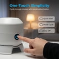 thumbnail image 4 of Dynamic Rotating LED Projector Light, 360° Rotating Ocean Wave Night Projection Night Light, Multi-Angle Projection Base, for Bedroom, Home Theater&nbsp;(Christmas), 4 of 6