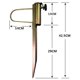 thumbnail image 2 of Soporte para sombrilla de playa, soporte para sombrilla de metal resistente al viento, ajustable para jardín, balcón, playa, soporte para sombrilla para poste, 2 of 5