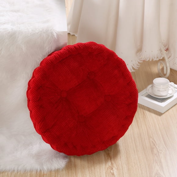 , Decoración de Oficina en hogar, Almohadillas de Silla Foral de Chino, Almohadillas de Asiento, Cojín, rojo