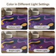 thumbnail image 7 of ODIKA 9'x12' Washable Area Rug Purple Yellow Abstract Cosmic Design Elegant Celestial Motifs with Dynamic Curves for Great Room, Indoor Concept, Large Living Low Pile, Flatwoven, 7 of 7