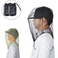 thumbnail image 5 of Protective Mosquito Cover Bee Bug Insect Fly Cap W/ Head Net Mesh (1pcs, Black), 5 of 5