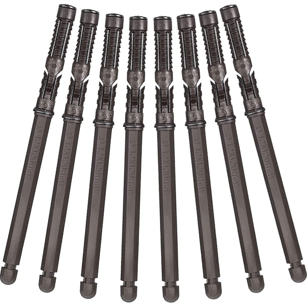 Soportes de estante flotantes ocultos de 8 piezas, soporte de estante de pared invisible, soporte resistente para estantes de pared de tablero flotante de bricolaje (12 x 120 mm)