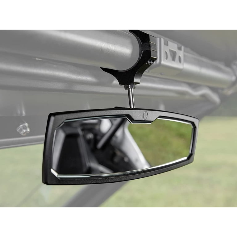 SuperATV Rear View Mirror For Kawasaki Mule Pro Models - Heavy Duty Ball Joint