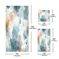 thumbnail image 3 of 3 Piece Bath Towels Set Bath Towel, Hand Towel and Face Towel for Bathroom, Gym, Hotel Watercolor Ink Splashes Pattern, 3 of 8