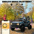 thumbnail image 2 of 12V Ford Bronco Kids Ride on Cars with Remote Control, Battery Powered Ride on Toys with All-Terrain Wheel, Toddler Electric Car with Headlights/Music/Bluetooth for Boys Girls 3-5, Blue, 2 of 8