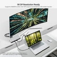 thumbnail image 5 of SIIG Thunderbolt 3 or USB C Dual 4K Display Docking Station with 60W Laptop Charging - Titan Ridge (1x USB 3.0, 2X USB 3.1, 2X DP 1.2, 2X USB-C, Ethernet) for Windows PC & MacBook Pro JU-DK0C11-S1, 5 of 5
