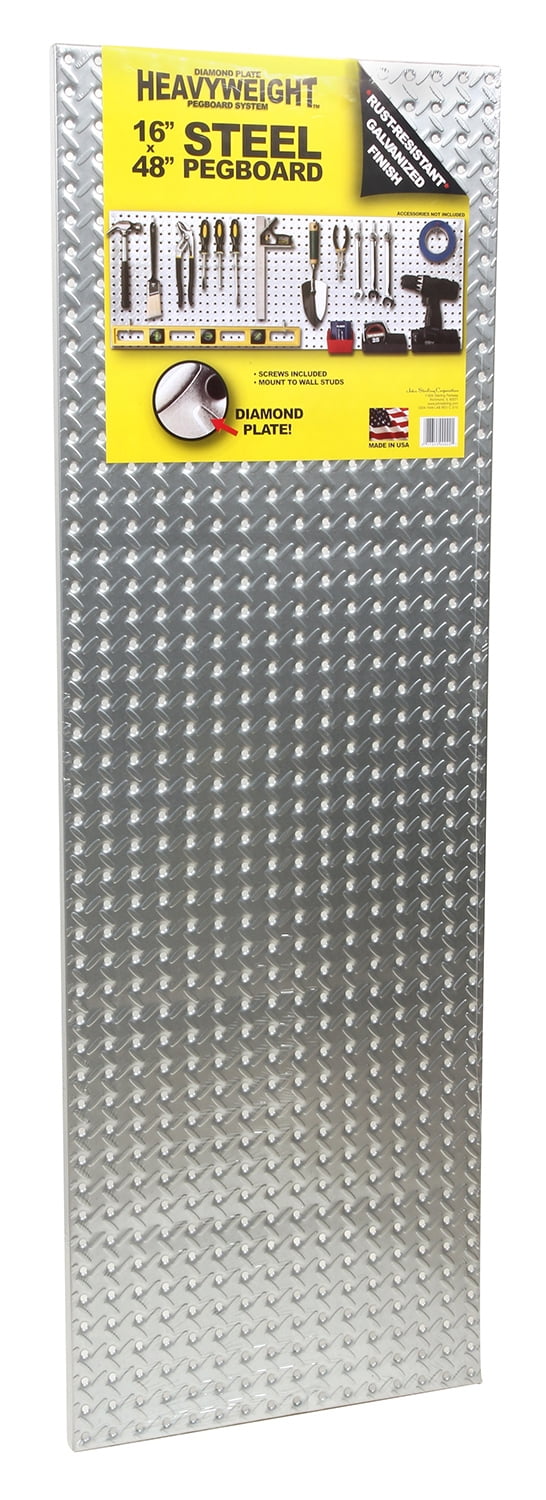 Business & Industrial Commercial Grade Metal Pegboard Diamond Plate Fit