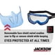 thumbnail image 5 of Gafas de seguridad Jackson Safety Gpl500 Premium con protector facial, 5 of 8