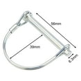 thumbnail image 2 of DAMIFU Zinc Coated Heavy Duty Trailer Coupler Pin For Enhanced Durability Secure Locking Mechanism To Prevent Accidental Disconnection, 2 of 9
