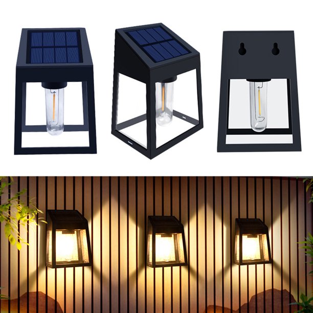 Luz Solar De Pared Lámpara solar al aire libre del sensor del jardín del sensor del cuerpo de la linterna 800MAH para el parque de la yarda del jardín Kuymtek Para estrenar