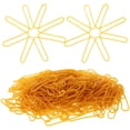 thumbnail image 1 of GOOHOCHY 2Pack Strong Yellow Rubber Bands for Office Organization Versatile Elastic Bands for Secure Bundling, 1 of 8
