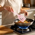 thumbnail image 5 of Heat Resistant Translucent Silicone Spatula, Flexible Non-Stick Kitchen Cooking Spatula, Ergonomic Non-Scratch Utensil for Flipping, Omelettes, Steaks, Safe for All Non-Stick Pans and Dishwasher, 5 of 9