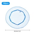 thumbnail image 5 of 100 pcs Organza Bags Diameter 26cm Round Drawstring Organza Bags Jewelry Gift Pouches with Sequins for Birthday Wedding Party Baptism Blue, 5 of 6