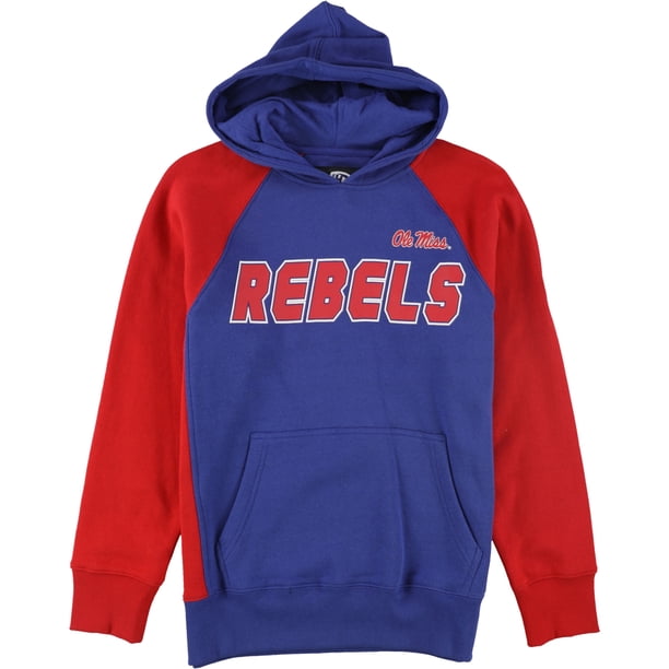 Sudadera con capucha Hands High Boys Ole Miss Rebels Colorblock, azul, L