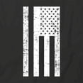 thumbnail image 2 of American Flag Grunge T-Shirt | Patriotic American Black Tee Gift, 2 of 5