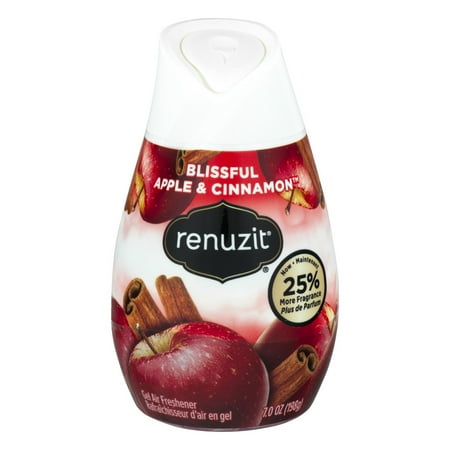 Renuzit Gel Air Freshener Blissful Apple & Cinnamon, 7.0 OZ