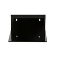 thumbnail image 2 of Deluxe Black Acrylic Floating Shelf Wall Mount Bracket (A042), 2 of 5