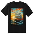 thumbnail image 2 of Plus Size Shirt for Women Oversized Black Tops for Women Short Sleeves Shirt for Women Ship1 T Shirt Crewneck Shirt for Women M, 2 of 5