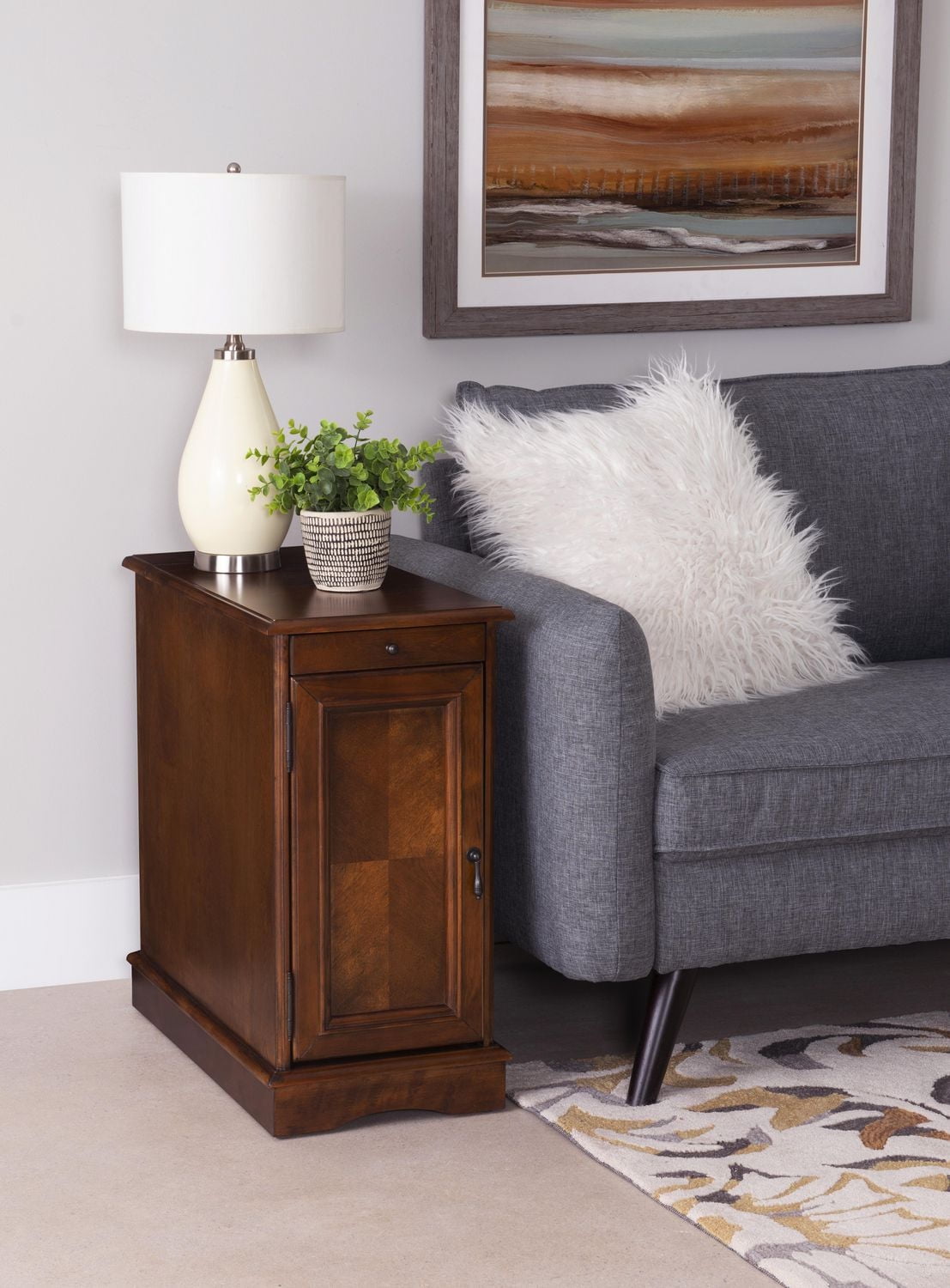 Ortiz Accent Table, Hazelnut