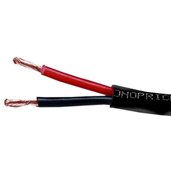 Monoprice 16AWG CL2 Rated 2-Conductor Speaker Wire - 1000 Feet - Black, Oxygen-Free Bare Copper, for Home Theater, AV Receivers - Access Series