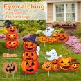 thumbnail image 4 of 4 Sets Halloween Yard Signs: Pumpkin, Ghost Decor, Trick or Treat Props, Fun Party Favors for Homeschooling, 4 of 9