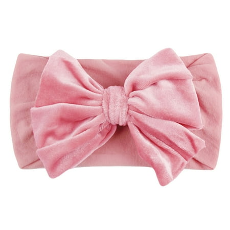 

Aayomet Baby Solid Headwear Girls Accessories Bow Kids Velvet Hair Headband Band Baby Care Lavender Baby Bow