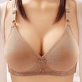 thumbnail image 2 of Bra Large Size Thin Without Ring Comfortable And Breathable Traditional Three Of Buckle Bra, 2 of 9