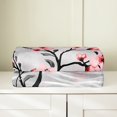 thumbnail image 3 of Erosebridal Chic Cherry Blossoms, Exotic Style Fuzzy Blanket Throw, Japanese Theme Room Decor, 3 of 7
