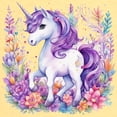 thumbnail image 3 of CafePress - Adorable Floral Unicorn T Shirt - Cute Toddler T-Shirt, 100% Cotton, 3 of 4