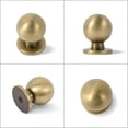 thumbnail image 3 of SeraphinaT 10 Pack 1 Inch (25mm) Diameter Round Solid Vintage Brushed Antique, 3 of 5