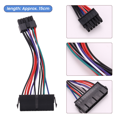 thumbnail image 4 of HOT PSU ATX 24Pin female to 12Pin Male Power Supply Sleeved Cable cord 18AWG Wire For Q87H3-AM Q87H3 AM Q87 Motherboard, 4 of 4