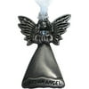 Pewter Finish Guardian Angel Ornament with Swarovski Crystal Stone