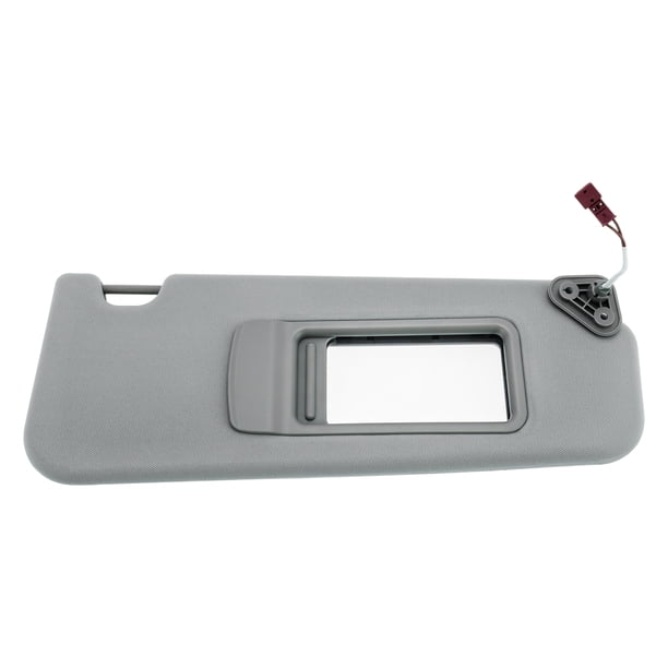 Parasoles del lado derecho de Unique Bargains para BMW 3 Series E90 Sedan 2005-2008, sombra de protección solar frontal derecha, reemplaza No. 51167252010, ensamblaje de parasol de automóvil gris