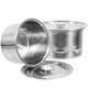 thumbnail image 1 of FELTECHELECTR 2Jgo De Condimentos De Metal Plateado Para Guardar Sal, Pimienta Y En Cocina, 1 of 7