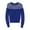Blue - 446, variant on Aeropostale Womens Colorblock Knit Sweater, Blue, X-Small