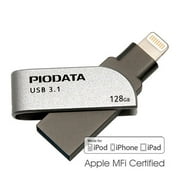 iXflash 128GB iPhone USB 3.0 Flash Drive, Apple MFi Certified Lightning Memory Stick Jump Drive, iOS Flash for iPhone iPad MAC PC