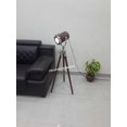 thumbnail image 3 of Vintage Classic Nautical Wooden Searchlight With Tripod Stand, 3 of 4