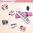 thumbnail image 3 of Melodica 32 Teclas, Armónica de Teclado Estilo Piano con Funda de Transporte para Manguera de Boquilla para Principiantes, Regalo para Niños Rosado Sunnimix 32 teclas Melodica, 3 of 7