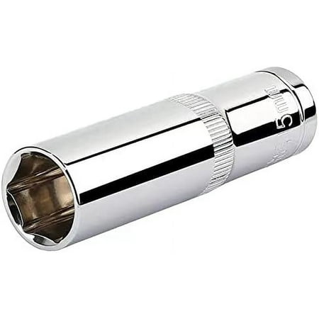 

WCX 3/8 Drive Spark Plug Socket 16mm 6 Point Rubber Retaining Inserts CR-V Chrome Steel Hand Tool-0614