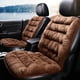 thumbnail image 4 of Funda Cálida para Asiento de Coche, Cojín Delantero y Trasero, Suave Protector de Poliéster para Invierno, Juego de 2 Piezas con Diseño Elástico, Ajuste Universal para Coches, Suv y Camiones., 4 of 6