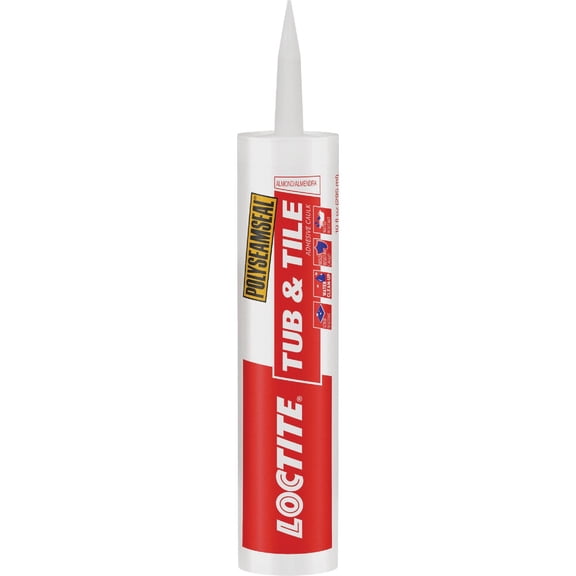 Loctite 2154752 Tub and Tile Adhesive Caulk, 10 oz