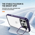 thumbnail image 6 of for iPhone 11 Pro Case Clear Shockproof Anti-Scratch Cover Protect Camera Lens iPhone 11 Pro Phone Case with Ring Stand Slim Orange Rugged Heavy Duty Protection (Dark Purple), 6 of 14