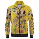 thumbnail image 3 of Chaqueta de helado para hombre, abrigo con estampado de cremallera de manga larga para primavera y otoño, ropa informal con bolsillo para mujer, prendas de vestir exteriores de moda, chaquetas de bomb, 3 of 5