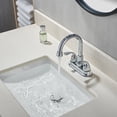thumbnail image 6 of Roffenny 2-Handle 4 inch Centerset Polished Chrome Bathroom Faucet with Pop Up Drain, 6 of 6